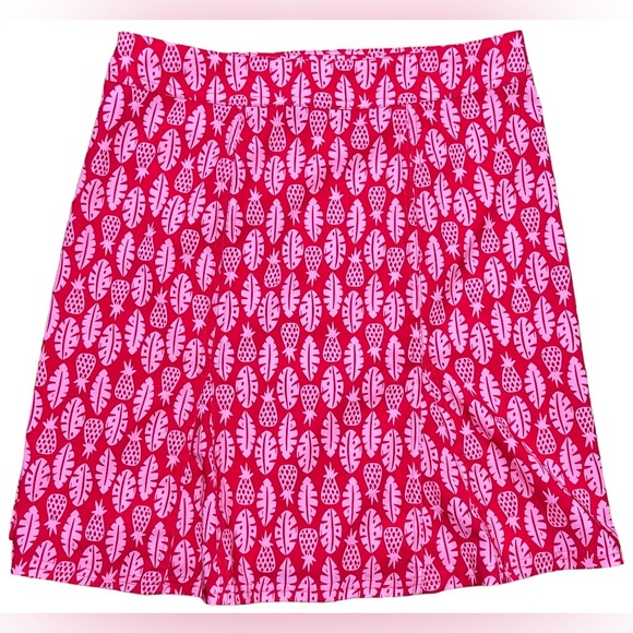 Rip Skirt Hawaii Cover Up Activewear Wrap Skirt In Red & Pink Sz S - Picture 2 of 13